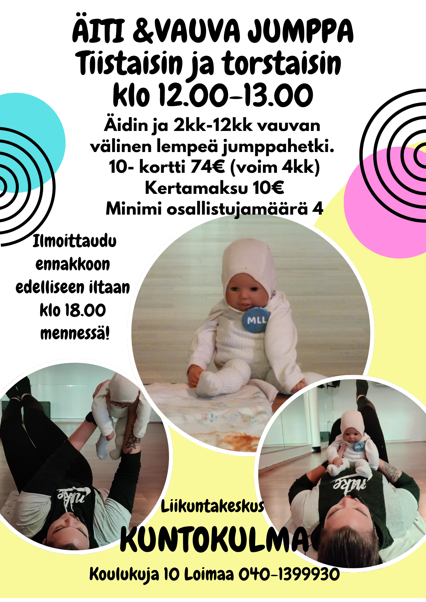 Äiti ja vauva jumppa